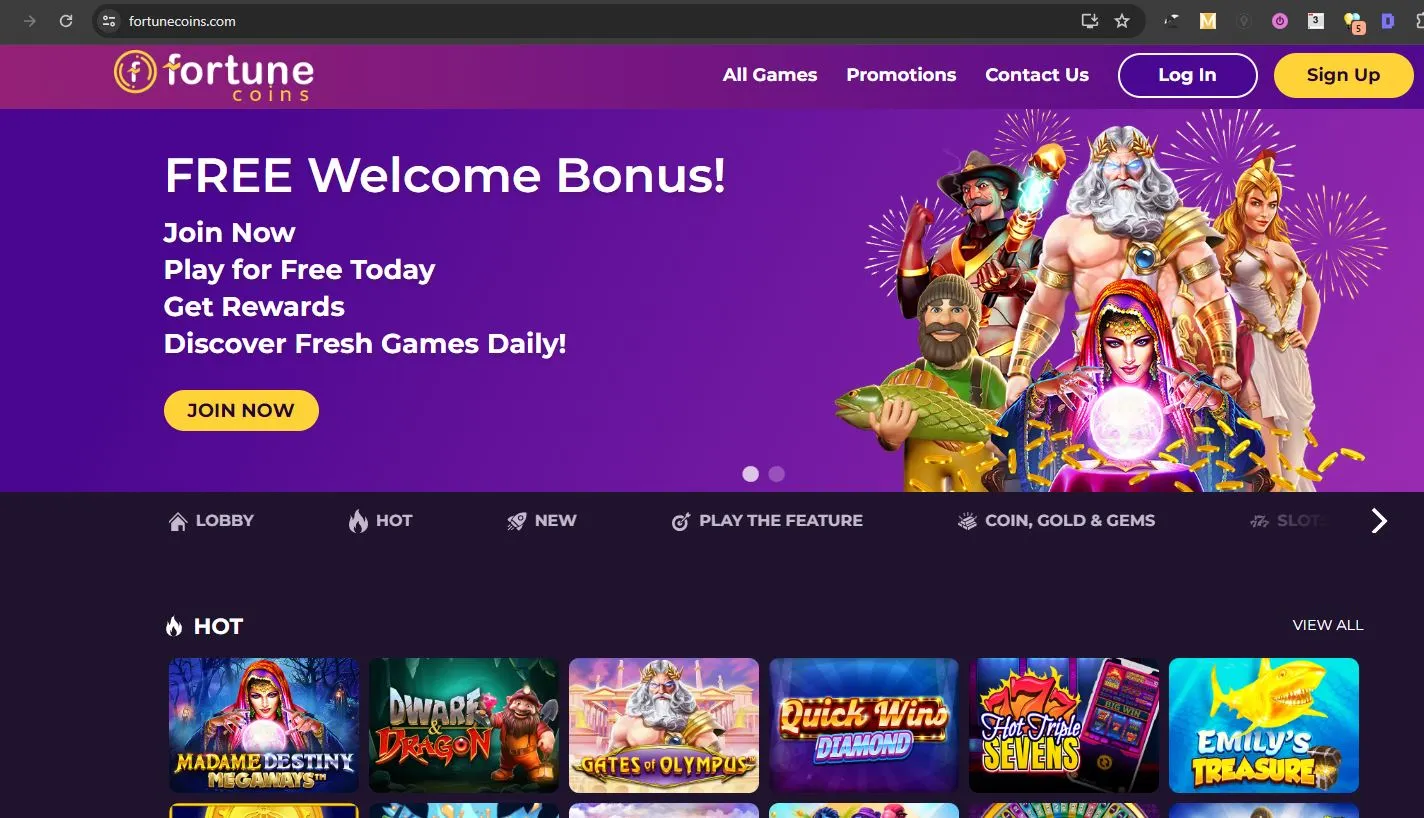 Popular sites like Chumba Casino